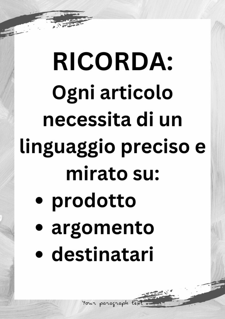 Redazione articoli